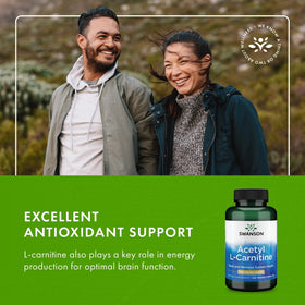 Swanson Acetyl-L-Carnitine 500 mg avec dose recommandée