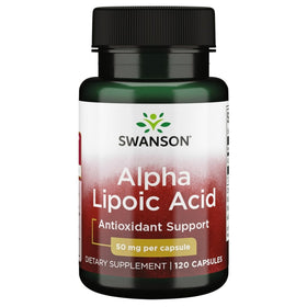 Swanson Acide Alpha-Lipoïque 50 mg capsules 120 front view