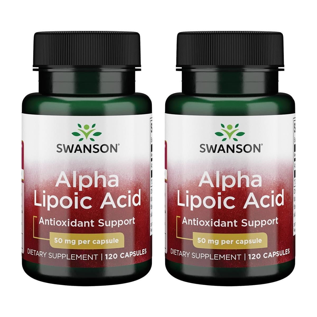 Swanson Acide Alpha-Lipoïque 50mg 120 capsules vue de face