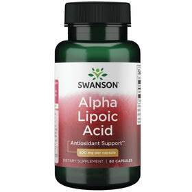 Swanson Acide Alpha Lipoïque 600 mg 60 Caps vue de face