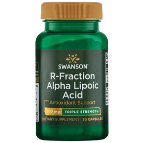 Swanson Acide Alpha Lipoïque R-Fraction 300 mg capsules avant