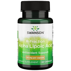 Swanson Acide Alpha Lipoïque R-Fraction 50 mg 60 Capsules - vue avant