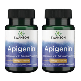 Swanson Apigénine 50 mg 90 capsules végétaliennes vue de face