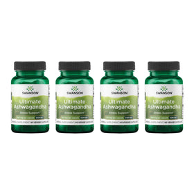 Swanson Ashwagandha KSM-66 60 capsules végétales vue de face