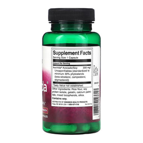 Swanson AvoVida 300 mg 60 capsules, vue arrière de l'emballage