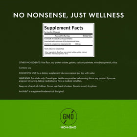 Swanson AvoVida Complément Alimentaire 300 mg 60 Capsules vue de dos