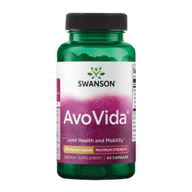 Swanson AvoVida Complément Alimentaire 300 mg 60 Capsules vue de face