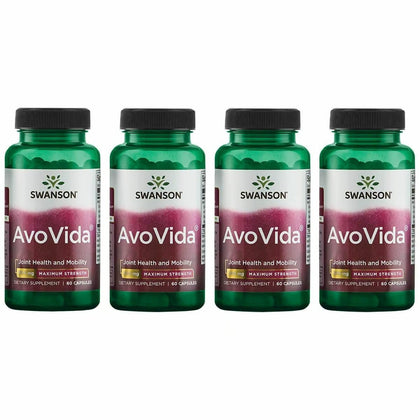 Swanson AvoVida Complément Alimentaire Articulaire 300 mg, 60 Capsules - vue de face