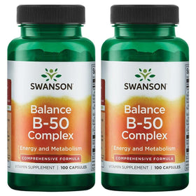 Swanson Balance B-50 Complex 100 capsules vue de face