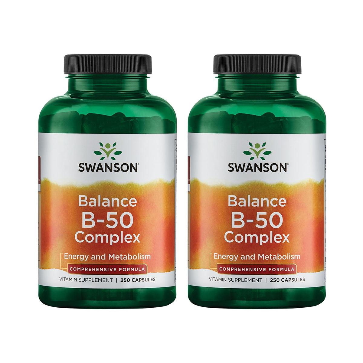 Swanson Balance B-50 Complex 250 capsules vue de face