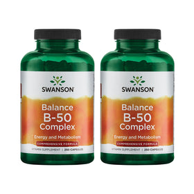 Swanson Balance B-50 Complex 250 capsules vue de face