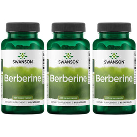 Swanson Berberine HCl 400 mg boîte de 60 capsules végétales
