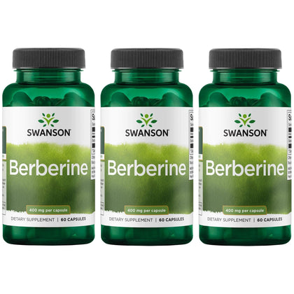 Swanson Berberine HCl 400 mg boîte de 60 capsules végétales