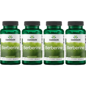 Swanson Berberine HCl 400 mg boîte de 60 capsules végétaliennes vue de face