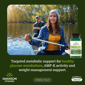 Swanson Berberine HCl 400 mg capsules végétales arrière