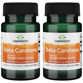 Swanson Beta-Carotène 10000 IU gélules molles avant
