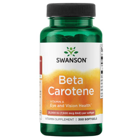 Swanson Beta-Carotène 25 000 UI gélules molles avant