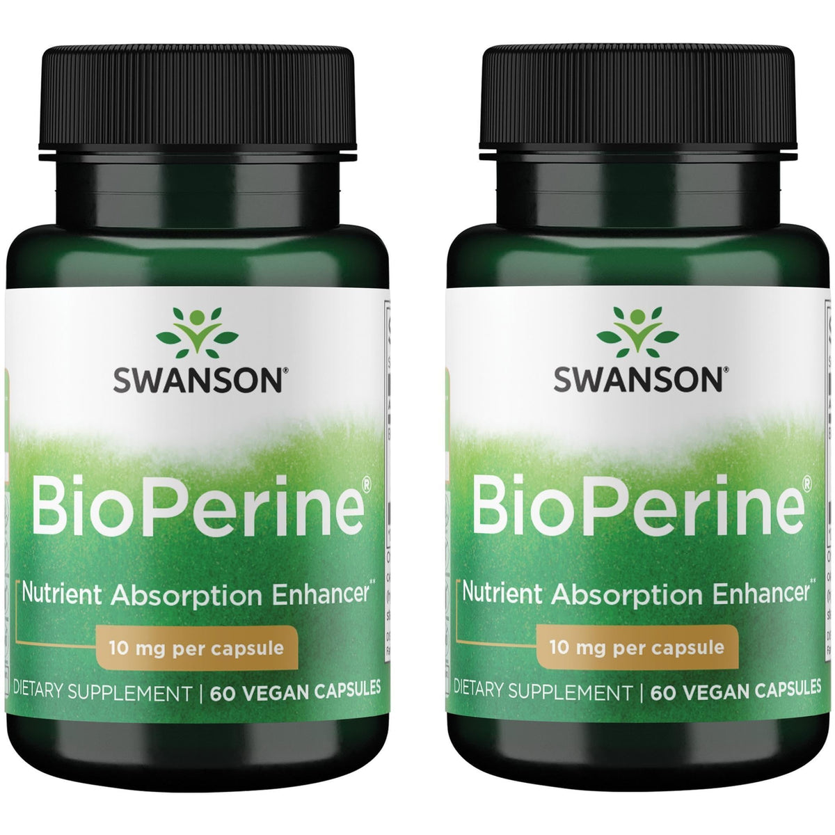Swanson Bioperine 10 mg 60 capsules vue avant