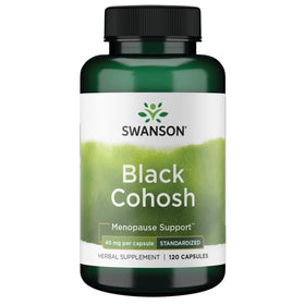 Swanson Black Cohosh 20 mg 120 Capsules vue de face