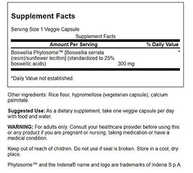 Swanson Boswellia Avancé 300 mg gélules végétales packaging