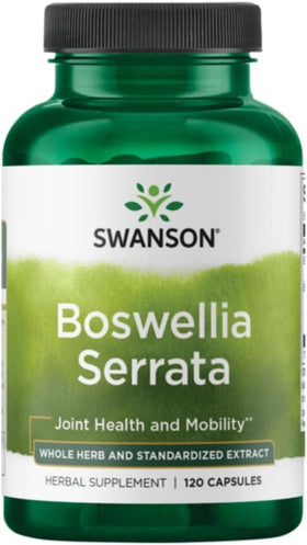 Swanson Boswellia Serrata 200 mg 120 Capsules vue avant