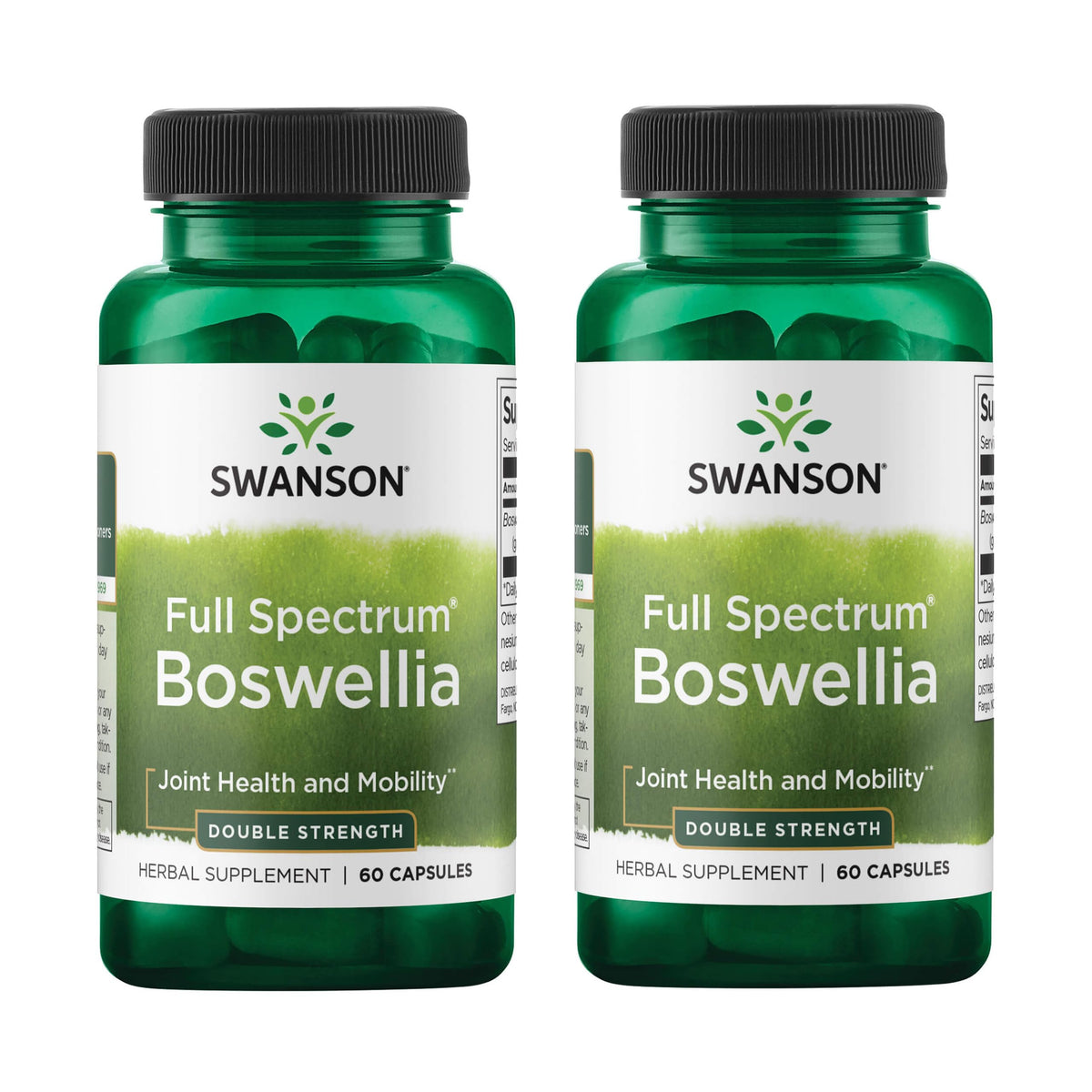 Swanson Boswellia Serrata 800 mg, 60 capsules, emballage avant