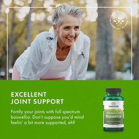 Swanson Boswellia Serrata 800 mg 60 capsules en gros plan