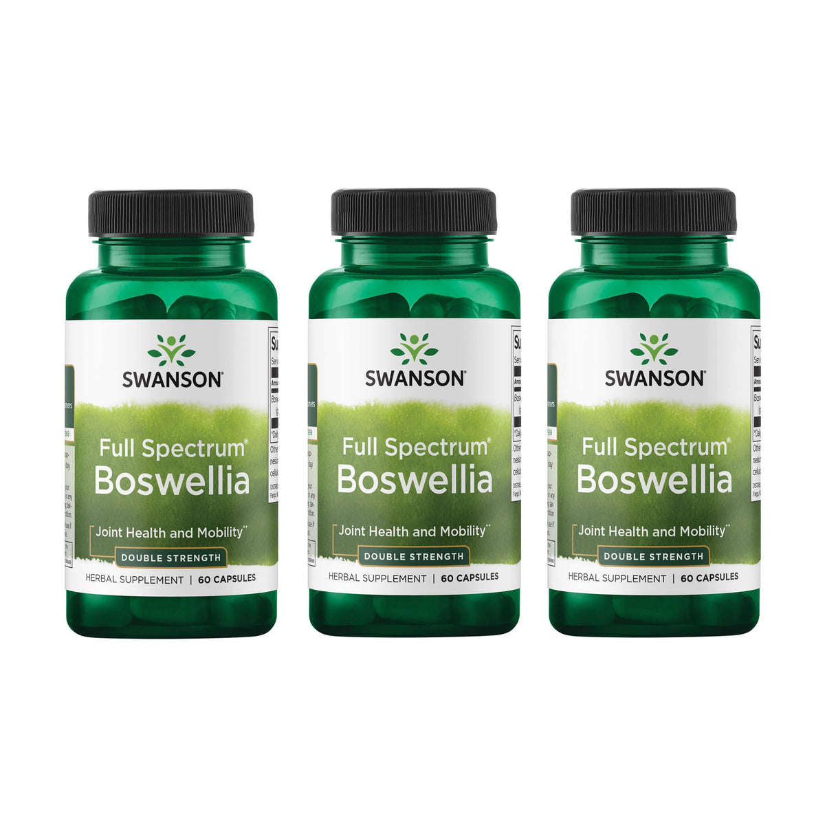 Swanson Boswellia Serrata 800 mg 60 capsules vue avant