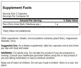 Swanson Butcher's Broom 470 mg capsules side view