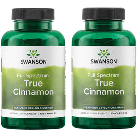 Swanson Cannelle Vraie 300 mg 120 capsules vue avant