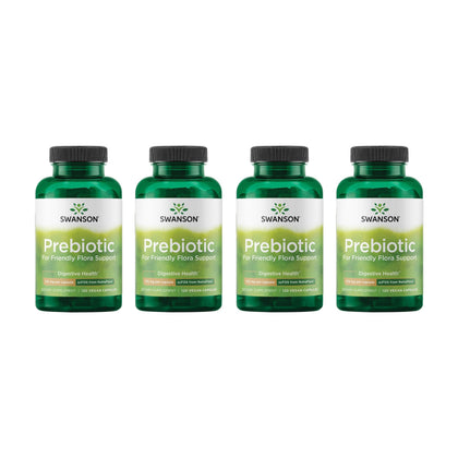 Swanson Capsules de Fibres Prébiotiques NutraFlora FOS 750 mg, vue de face
