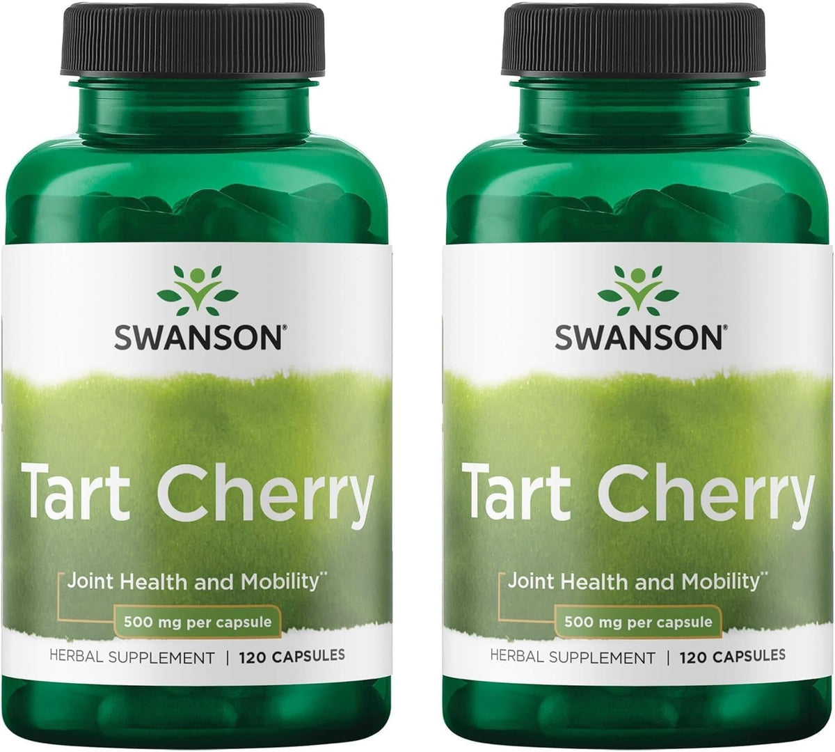 Swanson Cerise Acide 500 mg boîte avant avec 120 capsules