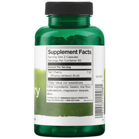 Swanson Cerise Acide 500 mg capsules sur une table