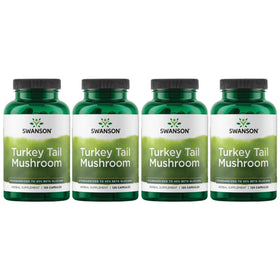 Swanson Champignon Turkey Tail 500 mg 120 capsules vue de face
