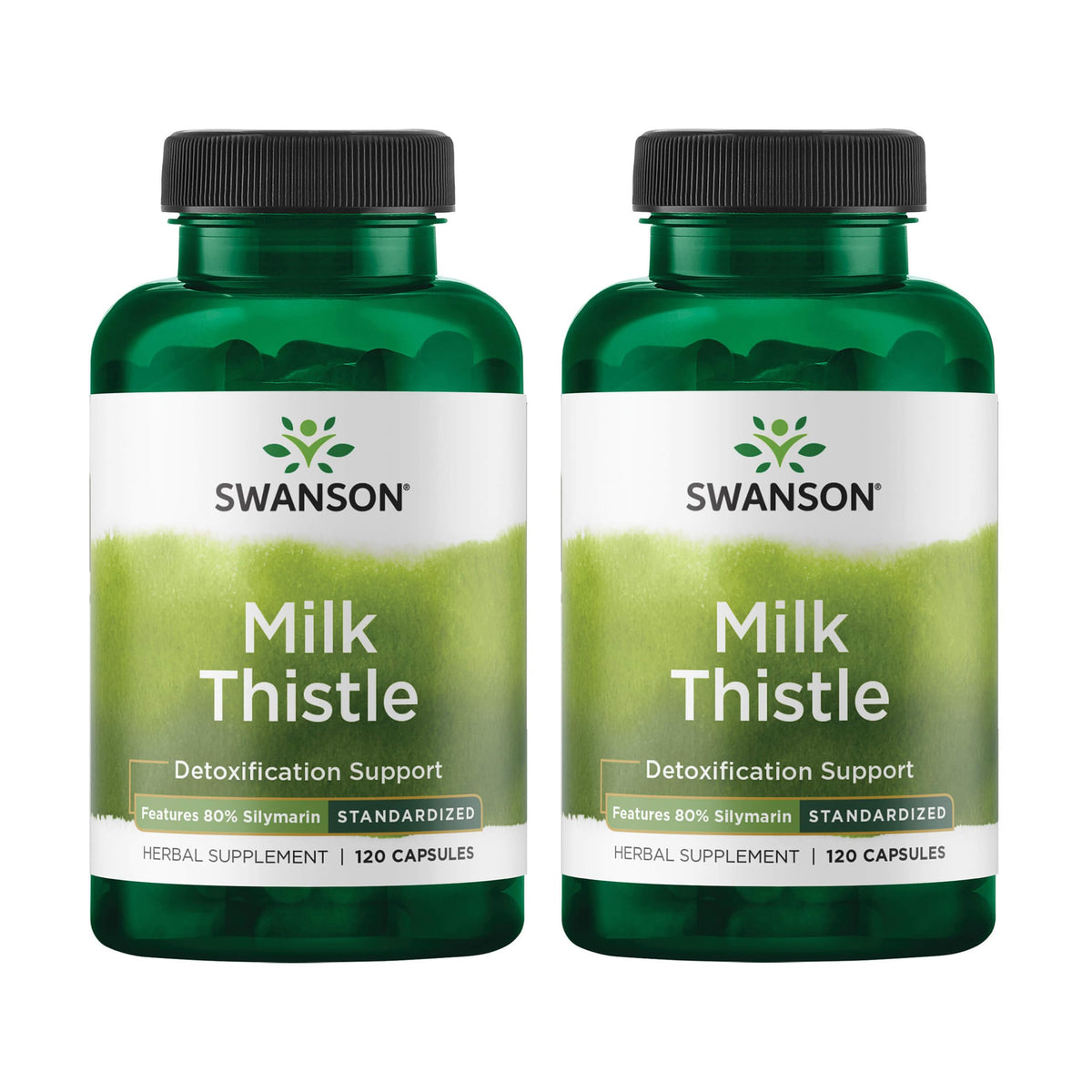 Swanson Chardon-Marie 120 capsules vue avant avec étiquette