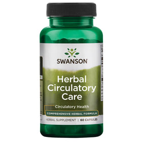 Swanson Circulatory Care 60 capsules côté avant avec étiquette complète