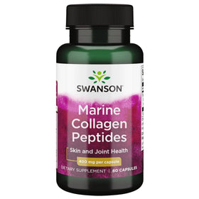 Swanson Collagène de Poisson Hydrolysé Type I 400 mg 60 Capsules vue avant