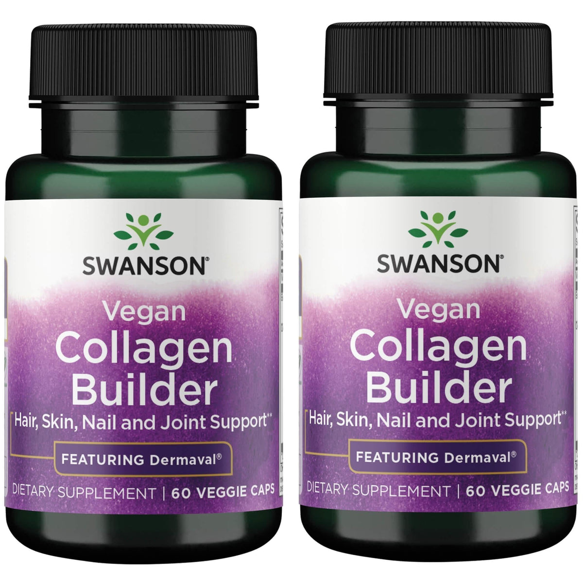 Swanson Collagène Végétal 60 gélules végétales avec packaging