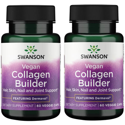 Swanson Collagène Végétal 60 gélules végétales avec packaging