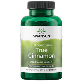Swanson Complément Alimentaire Cannelle Vraie 300 mg - 120 gélules vue de face