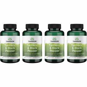 Swanson Complément Alimentaire Curcuma & Poivre Noir - Bouteille avant
