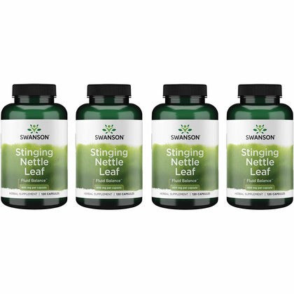 Swanson Complément Alimentaire Feuille d'Ortie 120 capsules vue de devant