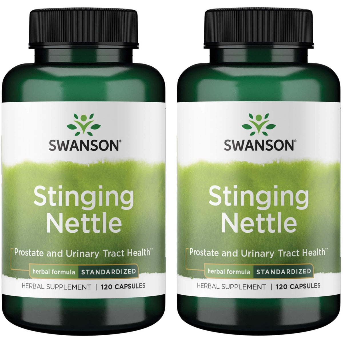Swanson Complément Alimentaire Ortie 120 Capsules - Vue avant