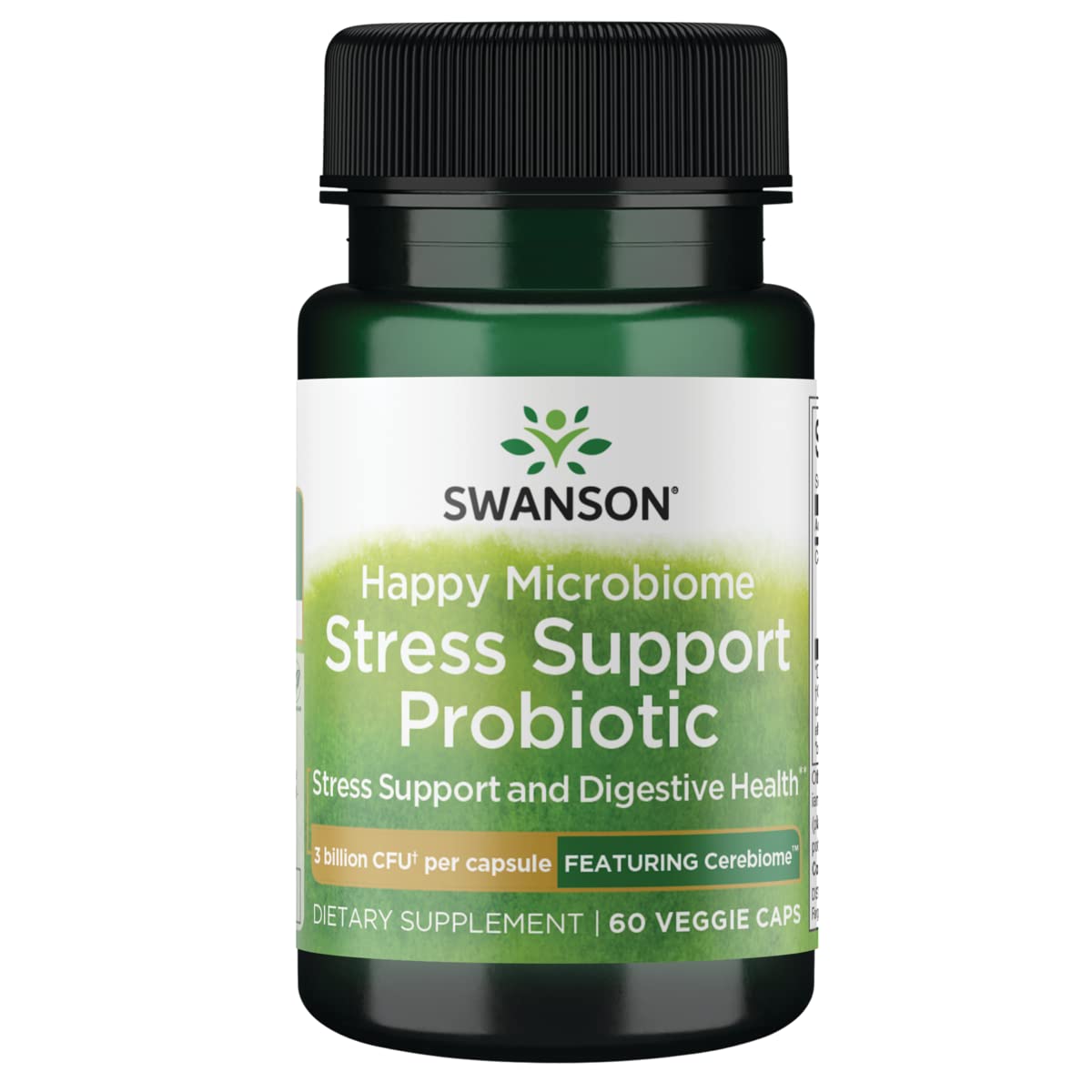 Swanson Complément Alimentaire Probiotique 60 Capsules Végétales - Vue de face