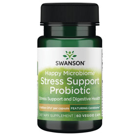 Swanson Complément Alimentaire Probiotique 60 Capsules Végétales - Vue de face