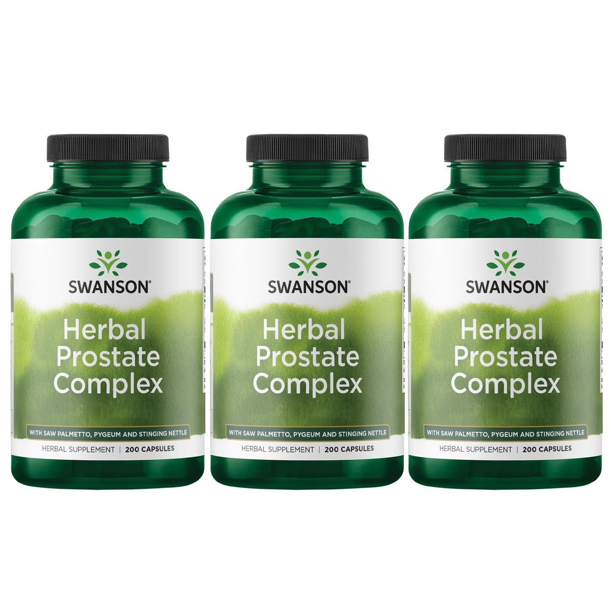 Swanson Complément Alimentaire Prostate 200 Capsules, vue avant