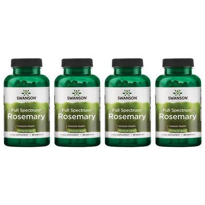 Swanson Complément Alimentaire Romarin 400mg - vue de face