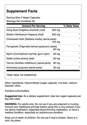 Swanson Complément Alimentaire Santé Respiratoire 60 Végétales vue arrière