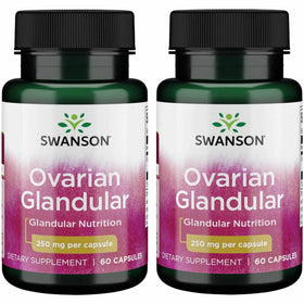 Swanson Complément Glandulaire Ovarien 250 mg, 60 capsules, vue de face