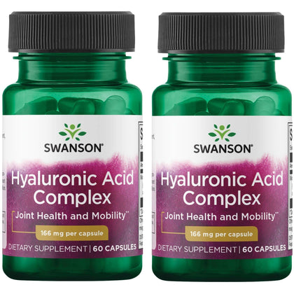 Swanson Complex d'Acide Hyaluronique 60 capsules vue de face
